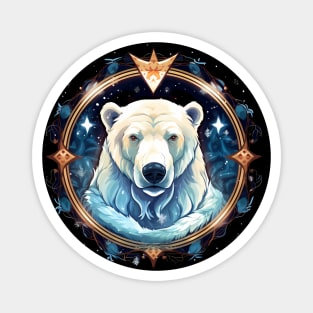 Polar Bear in Ornament, Love Bears Magnet